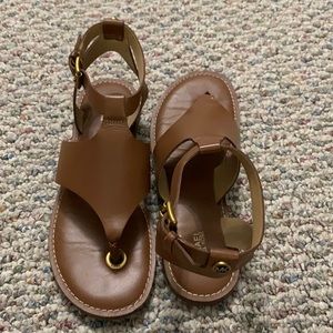 Micheal Kors brown sandals